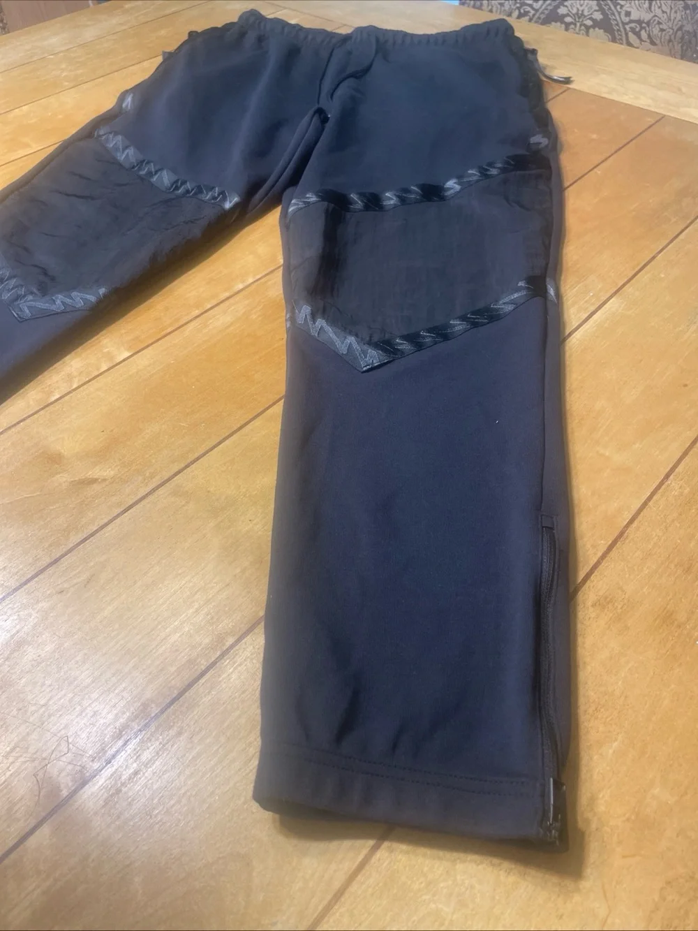 Air Jordan Dri Fit Zion Fleece Black Performance Joggers with Jumpman Large